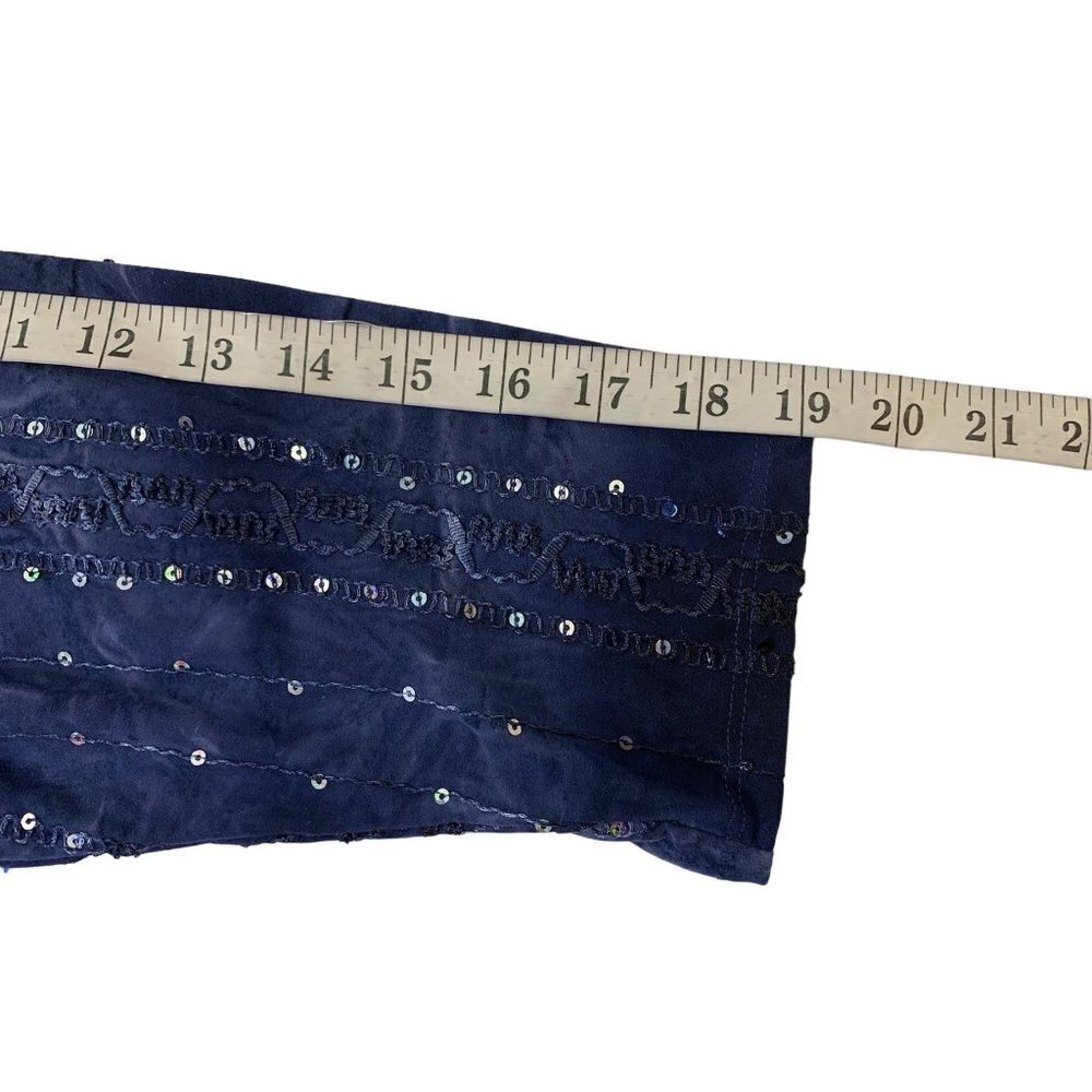 Dressbarn Women's Blue Blouse - Picture 6 of 7
